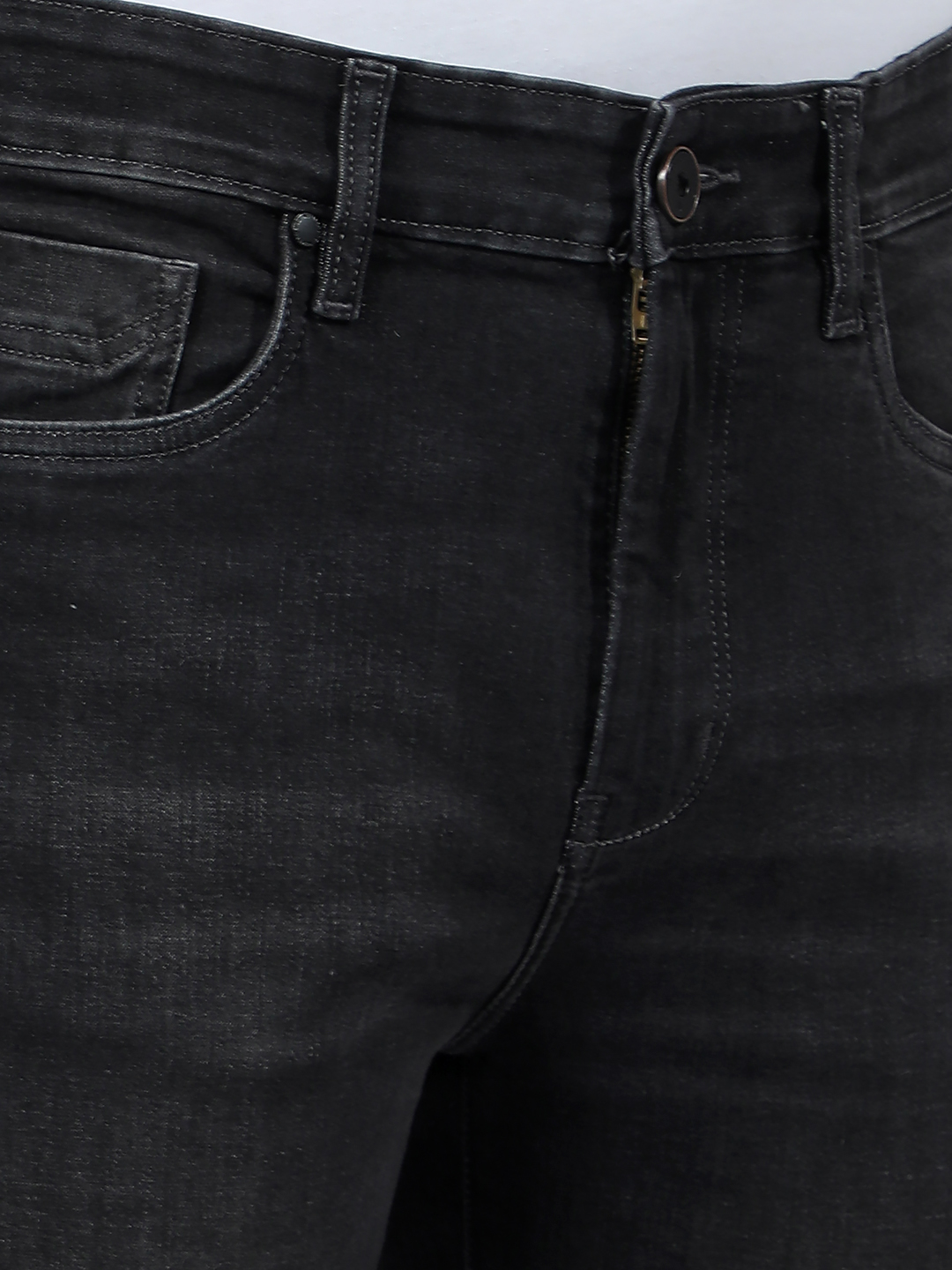 Numero Uno Men Faded Black Jeans